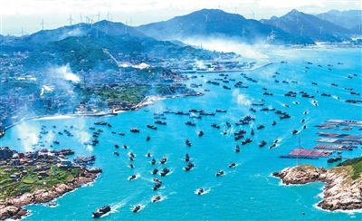 千帆竞发 出海开渔